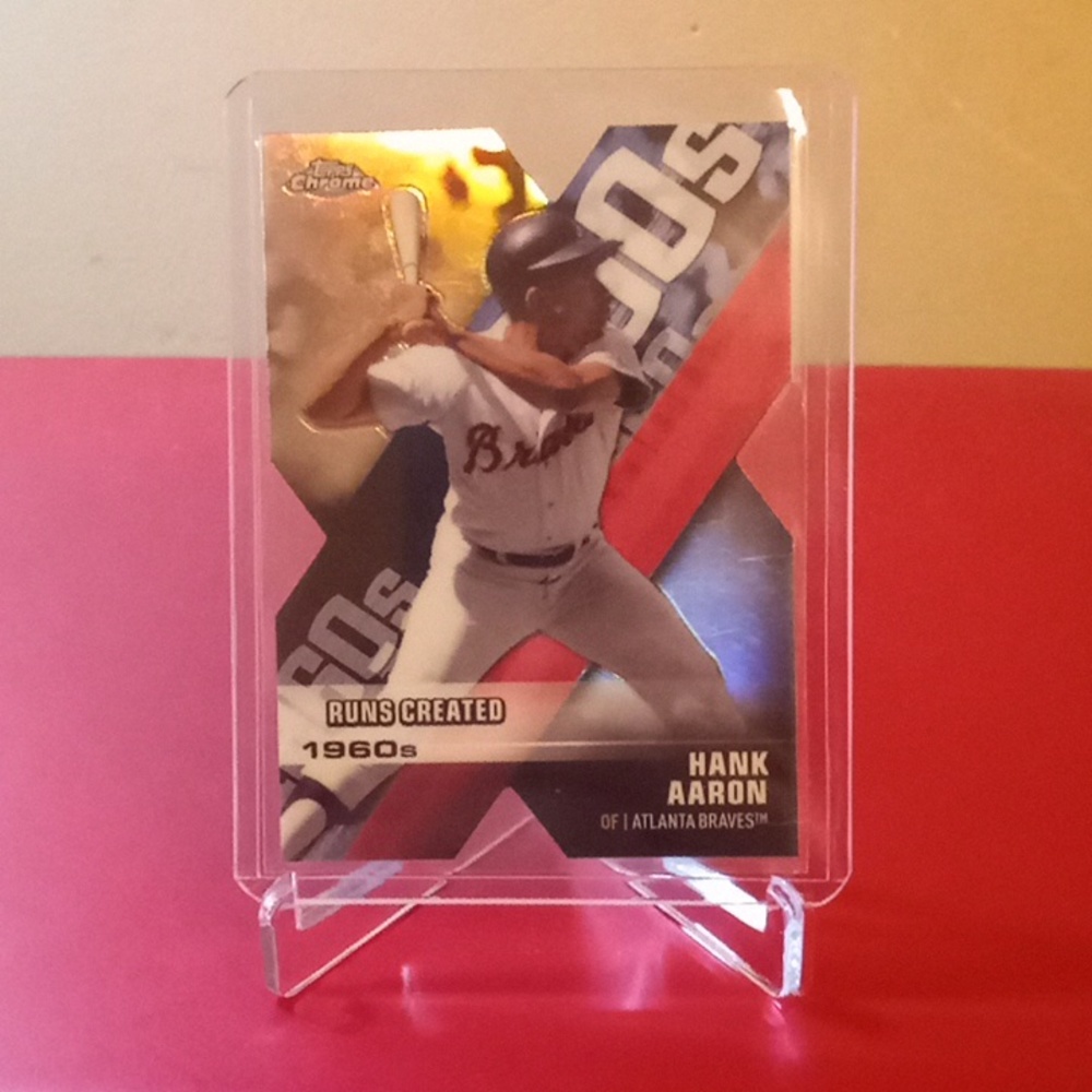 Hank Aaron baseball card